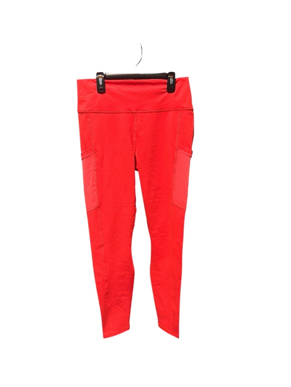 Fabletics Powerhold Women's On the Go Leggings Large Coral NWT Pockets